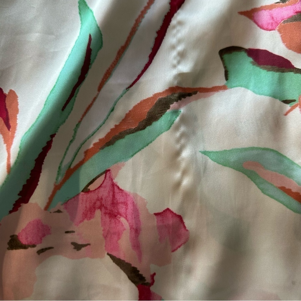 Philosophy Cream and Green Blouse - Picture 6 of 6
